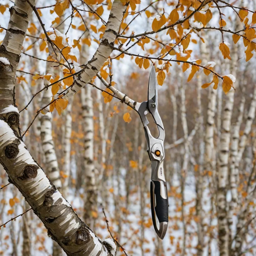 Przycinanie brzozy na parasol: Krok po kroku.