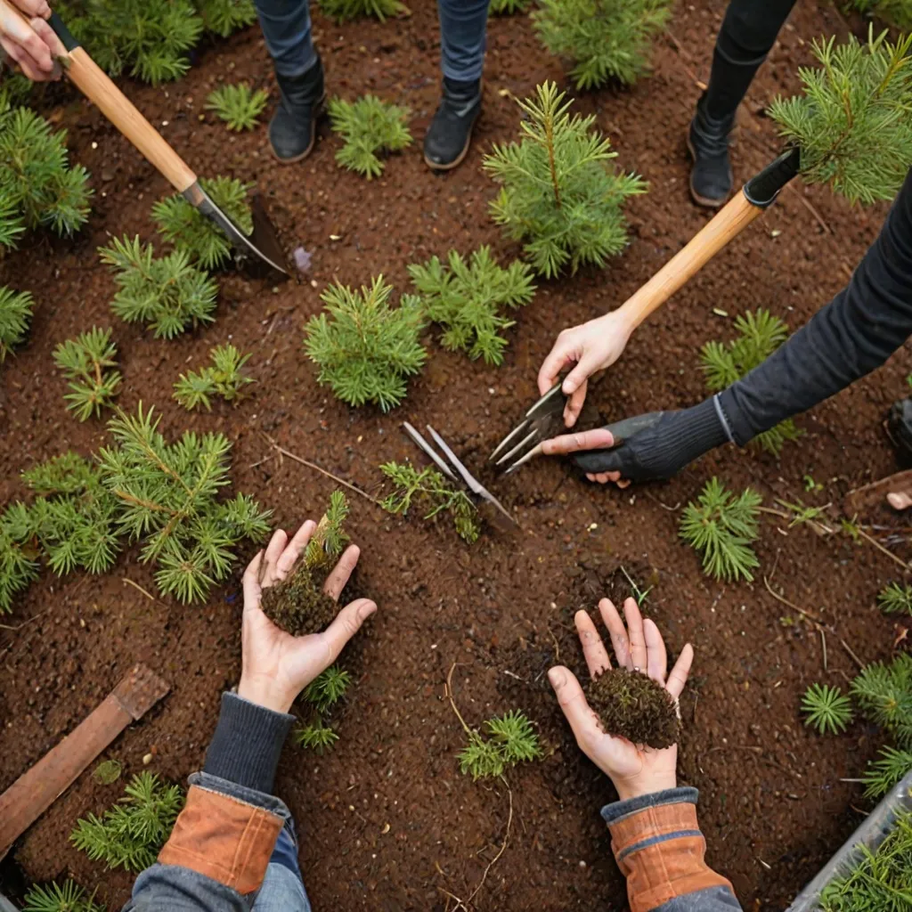 Sadzenie świerków: Jakie odległości zachować?