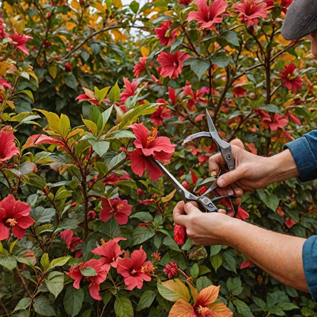 Cięcie hibiskusa jesienią: Jak i kiedy to zrobić?