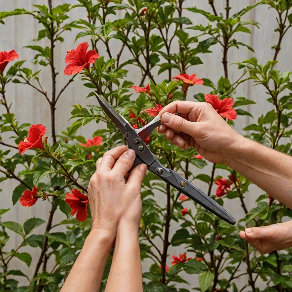 Jak przycinać hibiskusa ogrodowego? Krok po kroku.