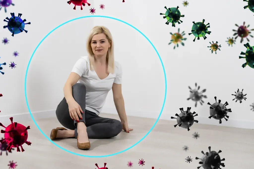 kobieta z dobrą odpornością